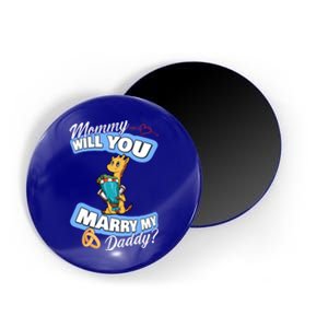 Cute Giraffe Wedding Offer Mommy Will You Marry My Daddy Gift Magnet