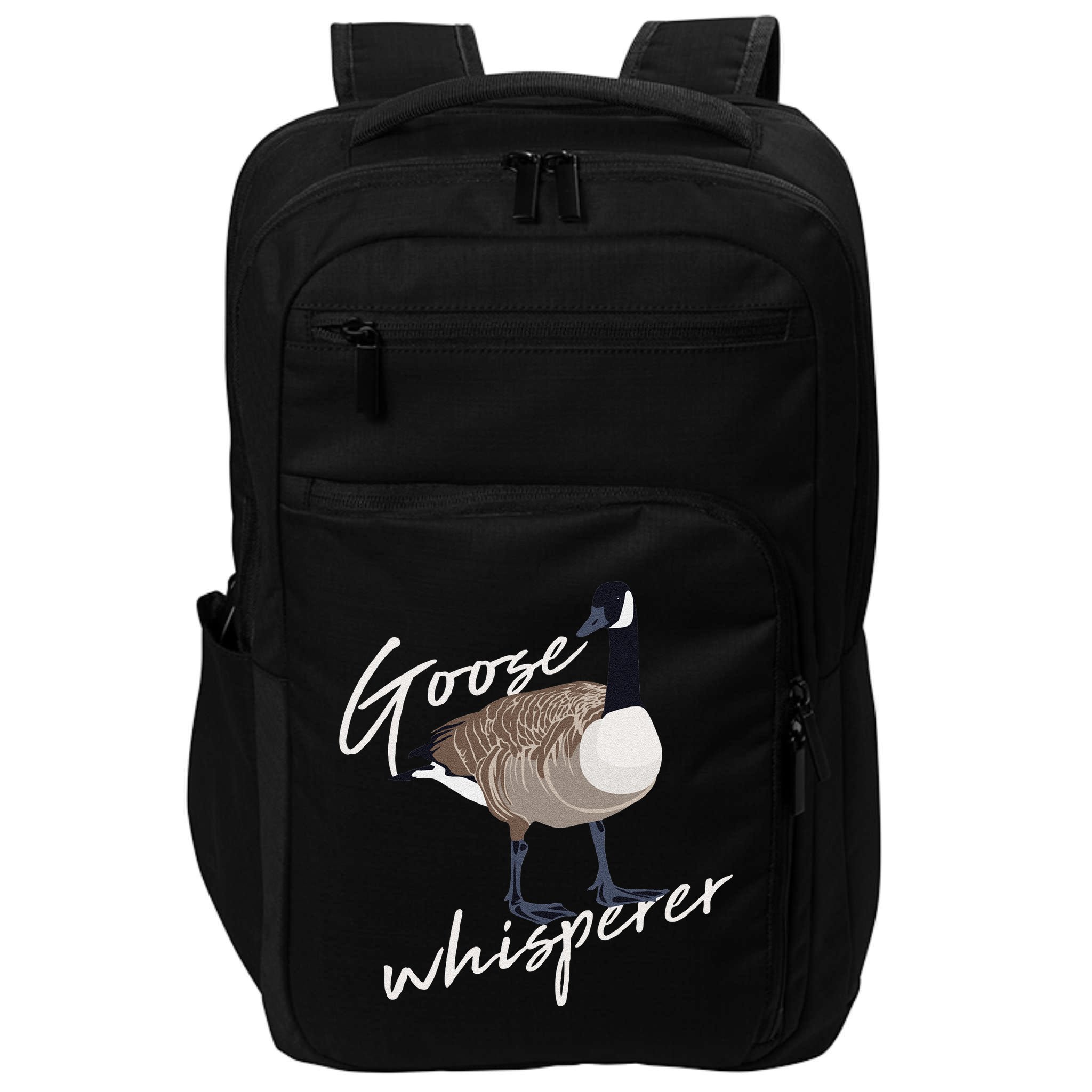 Canadian Goose Whisperer Funny Cute Bird Hunter Gift Animal Impact Tech Backpack
