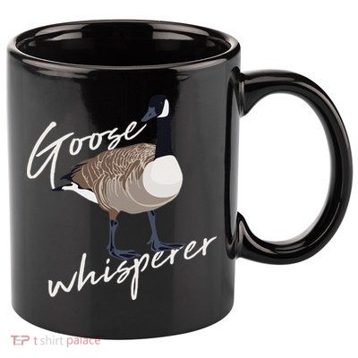 Canadian Goose Whisperer Funny Cute Bird Hunter Gift Animal 11oz C Handle Ceramic Mug