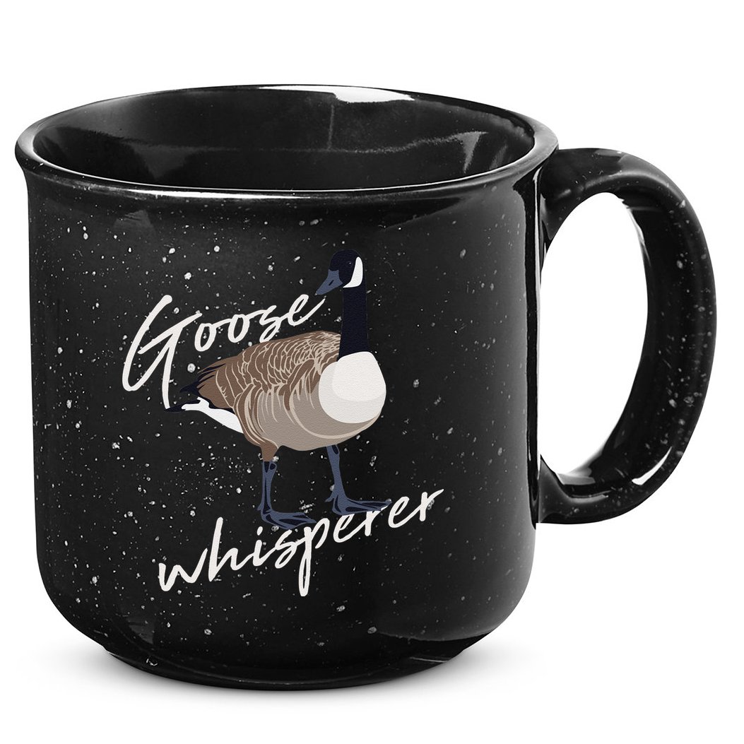 Canadian Goose Whisperer Funny Cute Bird Hunter Gift Animal 15oz Campfire Ceramic Mug