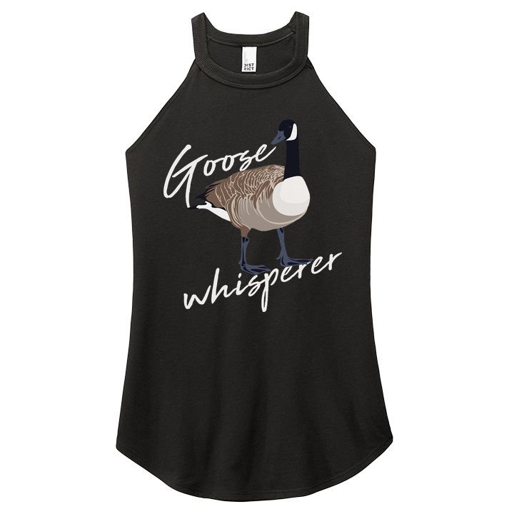 Canadian Goose Whisperer Funny Cute Bird Hunter Gift Animal Women's Perfect Tri Rocker Tank