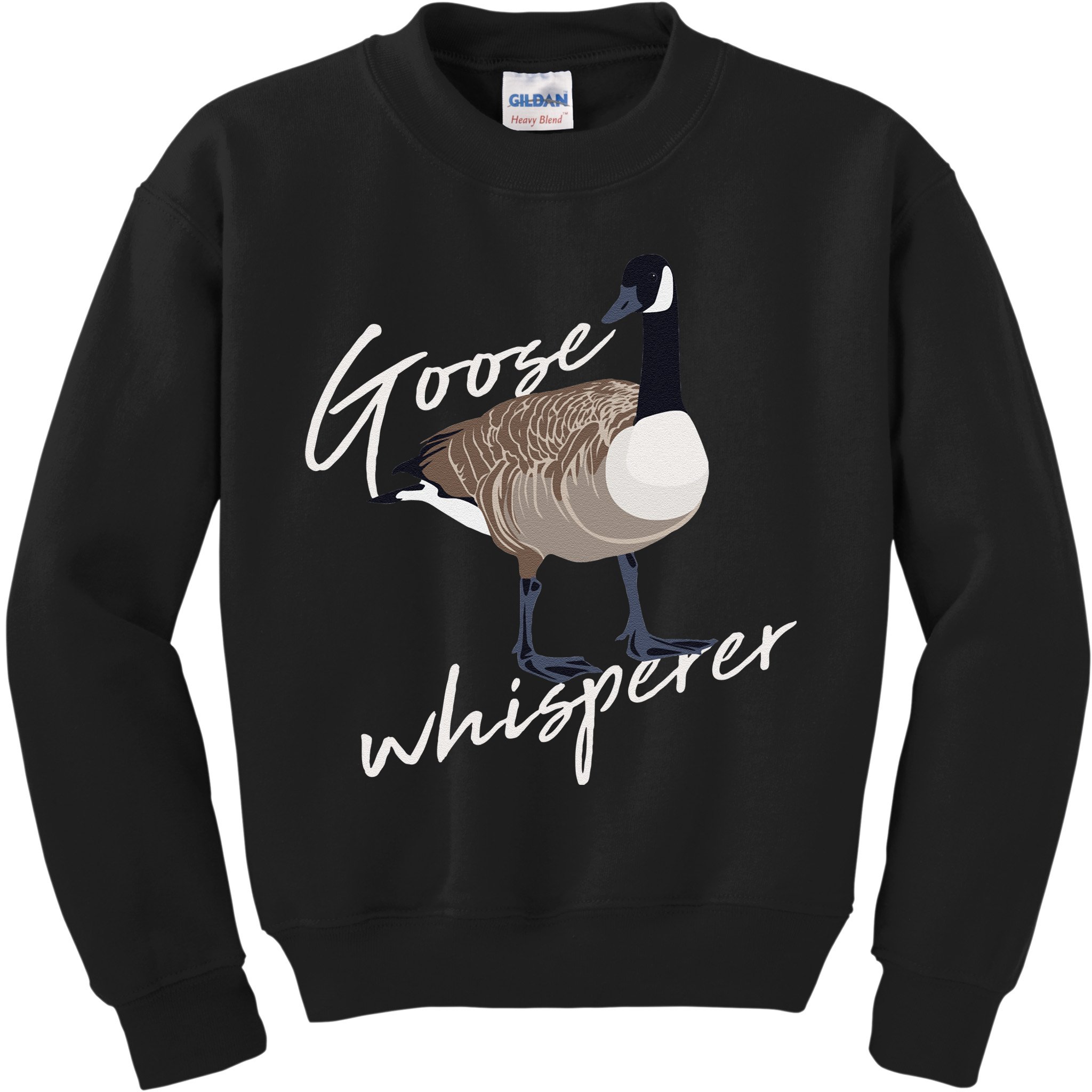 Canadian Goose Whisperer Funny Cute Bird Hunter Gift Animal Kids Sweatshirt