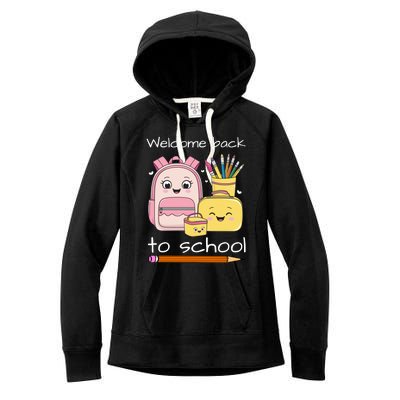 Cute Gift Welcome Back To School Women's Fleece Hoodie