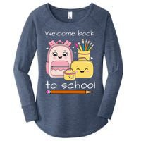 Cute Gift Welcome Back To School Women's Perfect Tri Tunic Long Sleeve Shirt