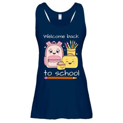 Cute Gift Welcome Back To School Ladies Essential Flowy Tank