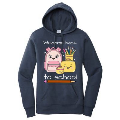 Cute Gift Welcome Back To School Women's Pullover Hoodie