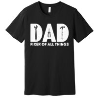 Contractor Gift Woodworking Tools Carpenter Woodworker Dad Premium T-Shirt