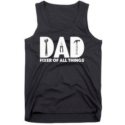 Contractor Gift Woodworking Tools Carpenter Woodworker Dad Tank Top