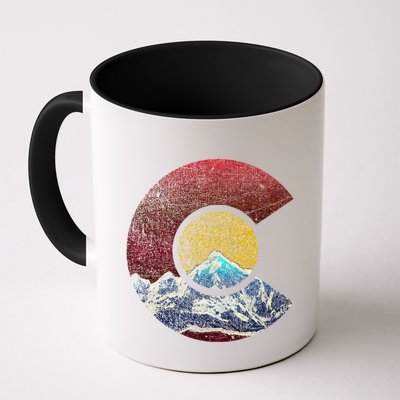 Colorado Gift With Flag Inspired Scenery Mug