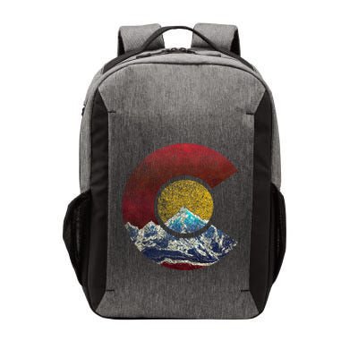 Colorado Gift With Flag Inspired Scenery Vector Backpack