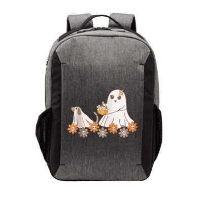 Cute Ghost Walking Dog Vector Backpack