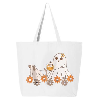 Cute Ghost Walking Dog 25L Jumbo Tote