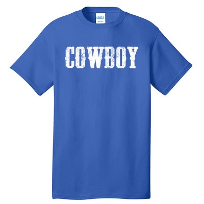 Cow Gift Westren Rodeo Southern Horse Lover Country Great Gift Tall T-Shirt