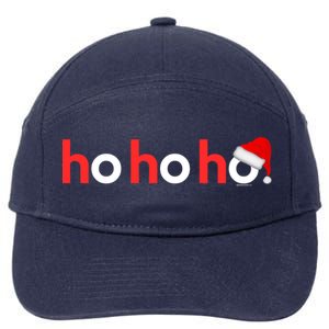 Christmas Gift Xmas Gift Idea Ho Ho Ho Cute Gift 7-Panel Snapback Hat