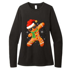 Christmas Gingerbread Xmas Lights Womens CVC Long Sleeve Shirt