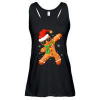 Christmas Gingerbread Xmas Lights Ladies Essential Flowy Tank