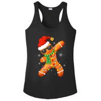 Christmas Gingerbread Xmas Lights Ladies PosiCharge Competitor Racerback Tank