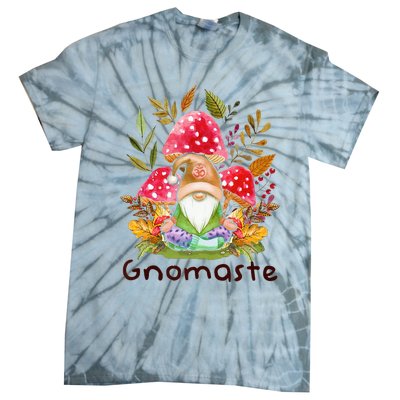 Cute Gnomaste Yoga Gnome Namaste Meditation Zen Tie-Dye T-Shirt