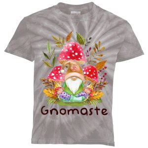 Cute Gnomaste Yoga Gnome Namaste Meditation Zen Kids Tie-Dye T-Shirt