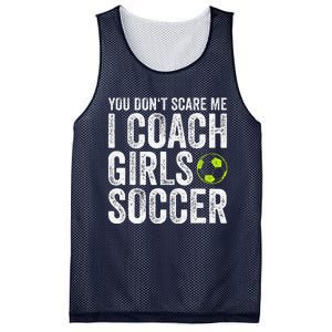 Coaches Gift You Dont Scare Me I Coach Soccer Coach Mesh Reversible Basketball Jersey Tank