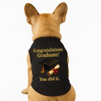 Congratulations Graduate You Did It Class Of 2025 Doggie Tank