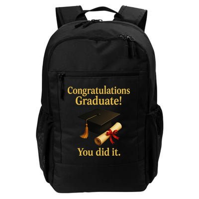 Congratulations Graduate You Did It Class Of 2025 Backpack