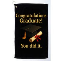 Congratulations Graduate You Did It Class Of 2025 Golf Towel