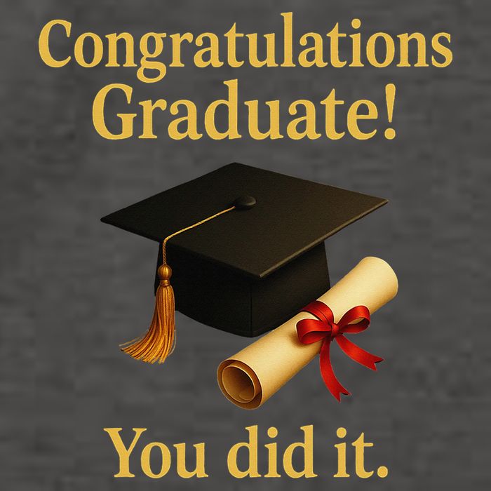 Congratulations Graduate You Did It Class Of 2025 Vector Backpack