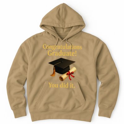 Congratulations Graduate You Did It Class Of 2025 Hoodie