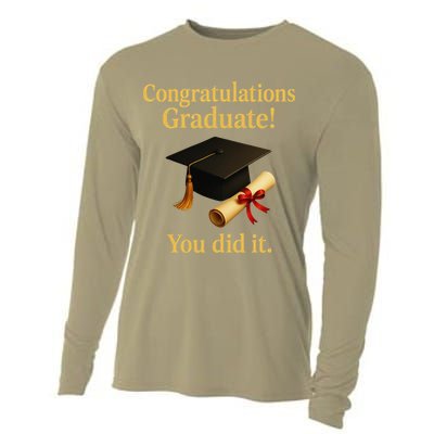 Congratulations Graduate You Did It Class Of 2025 Cooling Performance Long Sleeve Crew