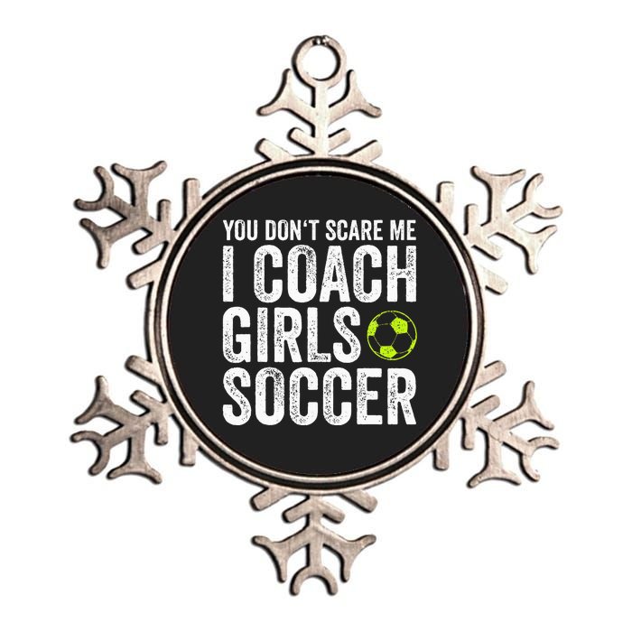 Coaches Gift You Dont Scare Me I Coach Soccer Coach Metallic Star Ornament