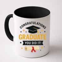 Congratulations Graduate You Did It Class Of 2025 Mug