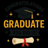 Congratulations Graduate You Did It Class Of 2025 Drawstring Bag