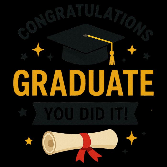 Congratulations Graduate You Did It Class Of 2025 Drawstring Bag