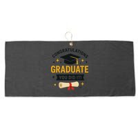 Congratulations Graduate You Did It Class Of 2025 Large Microfiber Waffle Golf Towel