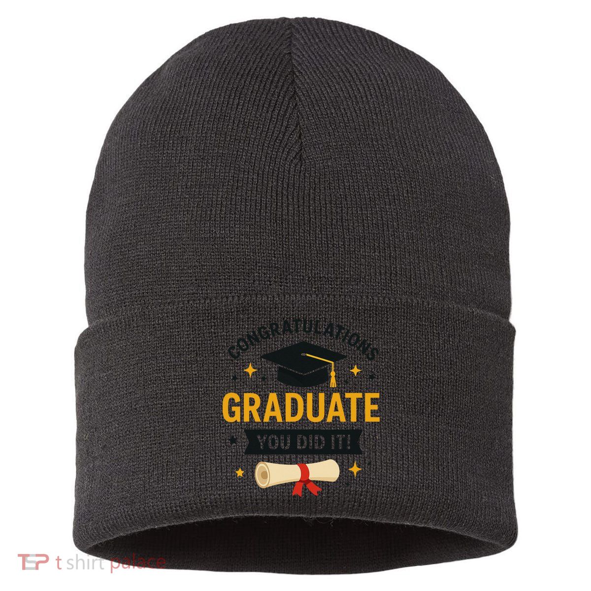 Congratulations Graduate You Did It Class Of 2025 Sustainable Knit Beanie
