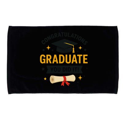Congratulations Graduate You Did It Class Of 2025 Microfiber Hand Towel