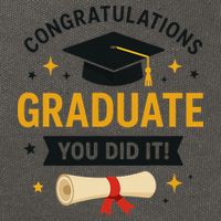 Congratulations Graduate You Did It Class Of 2025 Cotton Canvas Backpack