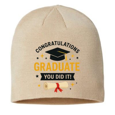 Congratulations Graduate You Did It Class Of 2025 Sustainable Beanie