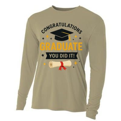 Congratulations Graduate You Did It Class Of 2025 Cooling Performance Long Sleeve Crew