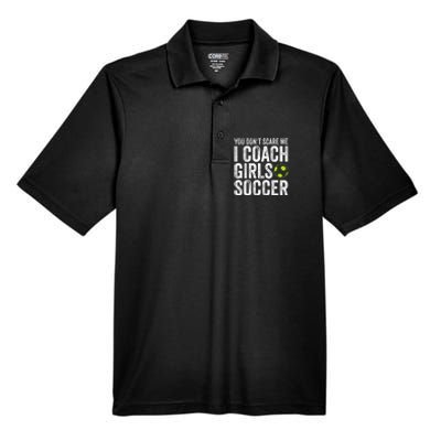 Coaches Gift You Dont Scare Me I Coach Soccer Coach Men's Origin Performance Pique Polo