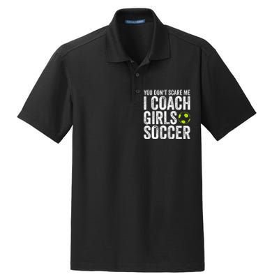 Coaches Gift You Dont Scare Me I Coach Soccer Coach Dry Zone Grid Polo