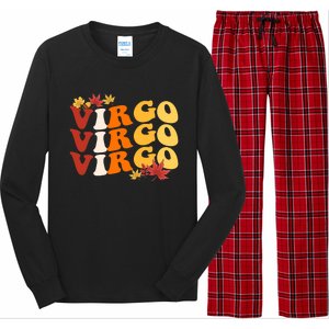 Capricorn Girl Zodiac Sign Astrology Fall Vibes Long Sleeve Pajama Set