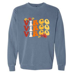 Capricorn Girl Zodiac Sign Astrology Fall Vibes Garment-Dyed Sweatshirt