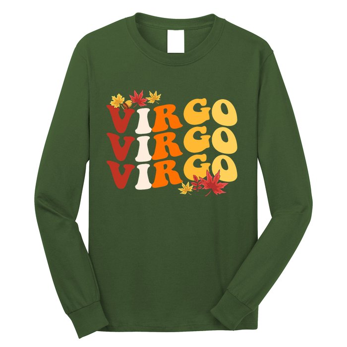 Capricorn Girl Zodiac Sign Astrology Fall Vibes Long Sleeve Shirt