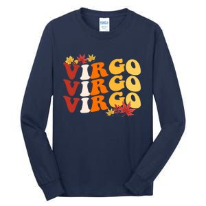 Capricorn Girl Zodiac Sign Astrology Fall Vibes Tall Long Sleeve T-Shirt