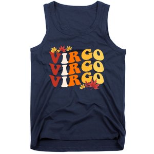 Capricorn Girl Zodiac Sign Astrology Fall Vibes Tank Top