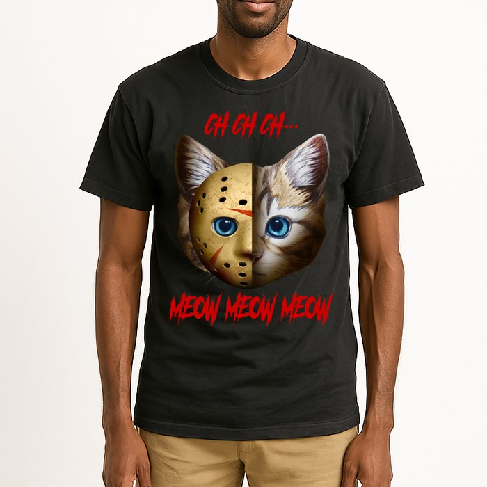 Ch Ch Ch Meow Meow Meow Cat Horror Movie Tall T-Shirt