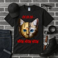 Ch Ch Ch Meow Meow Meow Cat Horror Movie Tall T-Shirt