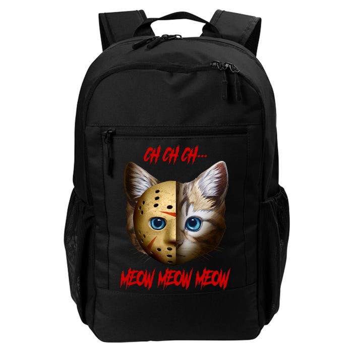 Ch Ch Ch Meow Meow Meow Cat Horror Movie Daily Commute Backpack